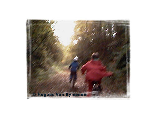 En devalant le chemin de Frizet